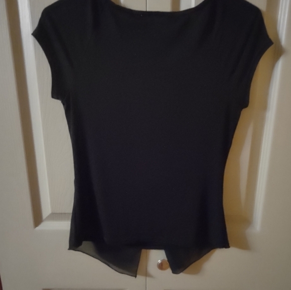 Bryer California Size Medium Double Layer Blouse Shirt Top - Picture 6 of 7